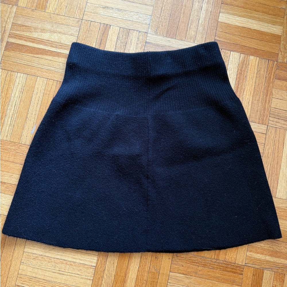 Zara Blue Mini A-Line Skirt for Work